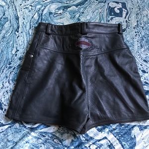 - Harley Davidson Genuine Leather Shorts! -